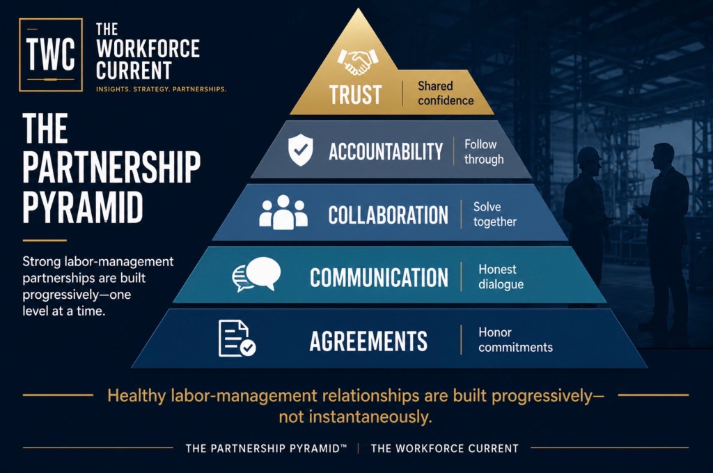 Strong labor-management partnerships are built progressively—one level at a time.